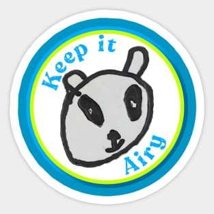 Keep it Airy: logo Sticker